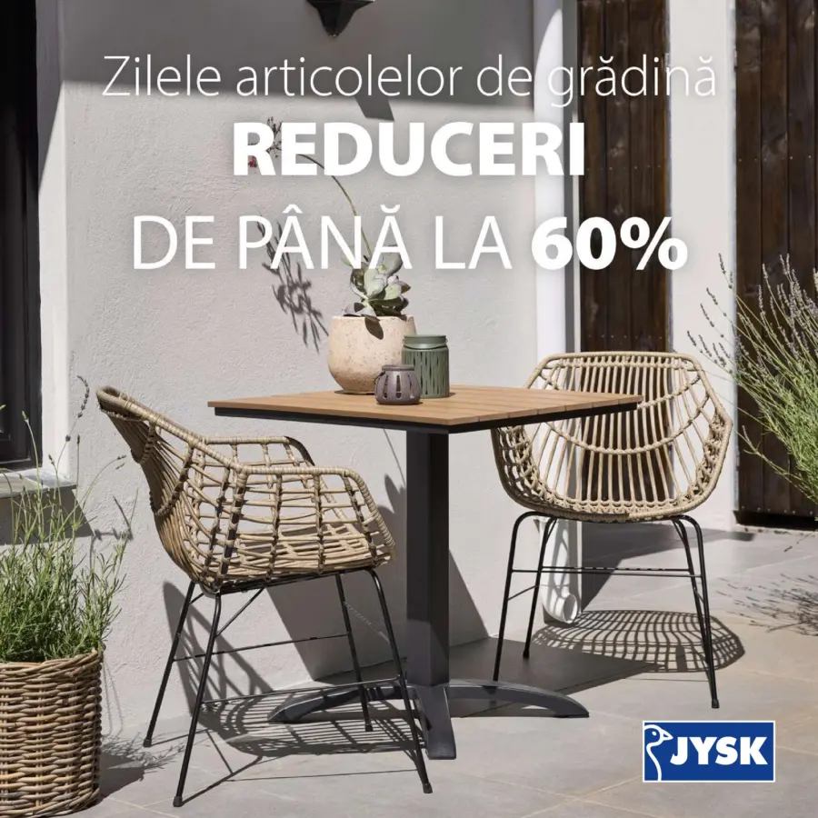 Catalog JYSK Zilele articolelor de gradina