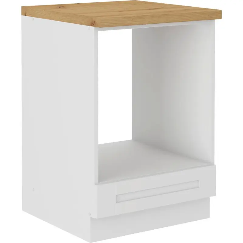 Herdumbauschrank Luisa B: 60 cm Wei&szlig;