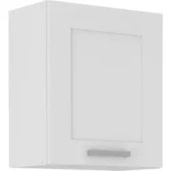 K&uuml;chenoberschrank Luisa B: 50 cm Wei&szlig; 1 Dreht&uuml;r