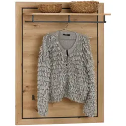 Garderobenpaneel Harvey Eiche Dekor Hutablage B: 82 cm