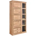 M&ouml;belix Vitrine Harvey B: 110 cm Mit Soft-Close-System