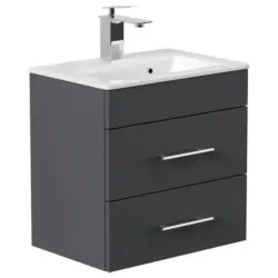 Waschtischkombi Portus Graphitfarben B: 50 cm