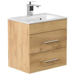 Waschtischkombi Portus Eiche Dekor B: 50 cm