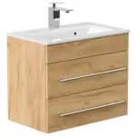 M&ouml;belix Waschtischkombi Portus Eiche Dekor B: 60,6 cm