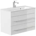 M&ouml;belix Waschtischkombi Portus Wei&szlig; Hg B: 70,4 cm