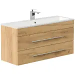 M&ouml;belix Waschtischkombi Portus Eiche Dekor B: 100 cm