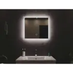 M&ouml;belix Badezimmerspiegel Led Spiegel Rechteckig B: 60cm