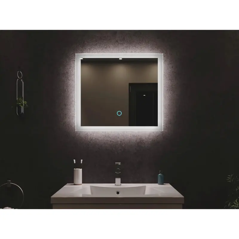 Badezimmerspiegel Led Spiegel Rechteckig B: 60cm