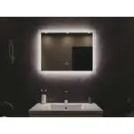 M&ouml;belix Badezimmerspiegel Led Spiegel Rechteckig B: 70cm