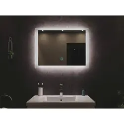 Badezimmerspiegel Led Spiegel Rechteckig B: 70cm