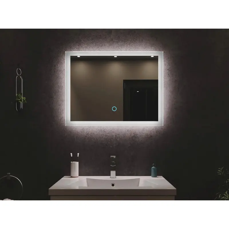 Badezimmerspiegel Led Spiegel Rechteckig B: 70cm