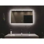 M&ouml;belix Badezimmerspiegel Led Spiegel Rechteckig B: 90cm