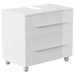 Waschbeckenunterschrank Mondial Wei&szlig; Hg B: 70 cm