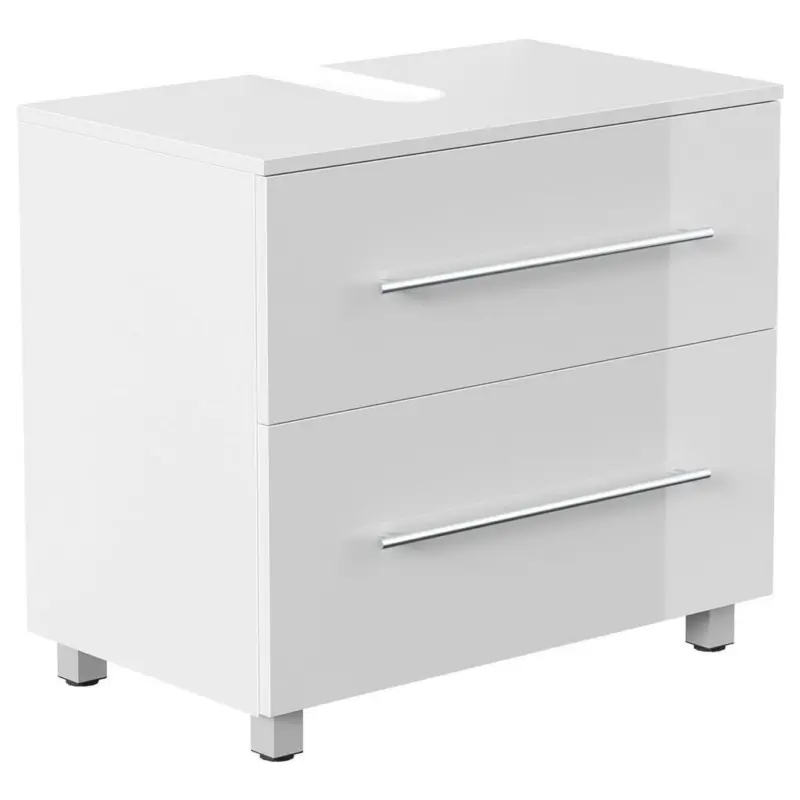 Waschbeckenunterschrank Mondial Wei&szlig; Hg B: 70 cm