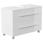 M&ouml;belix Waschbeckenunterschrank Mondial Wei&szlig; Hg B: 85 cm