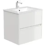 M&ouml;belix Waschtischkombi Limes Wei&szlig; Hg B: B: 61,5 cm