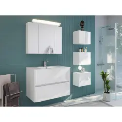 BADEZIMMER Limes, Wei&szlig; HG B: 80 cm