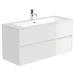 M&ouml;belix Waschtischkombi Limes Wei&szlig; Hg B: 120 cm