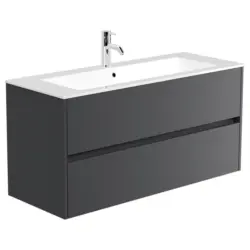 Waschtischkombi Limes Graphitfarben B: 120 cm