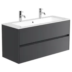Waschtischkombi Limes Graphitfarben B: 120 cm