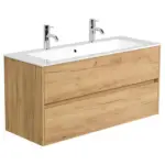 M&ouml;belix Waschtischkombi Limes Eiche Dekor B: 120 cm