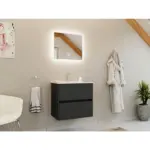 M&ouml;belix BADEZIMMER Limes, Graphitfarben B: 60 cm