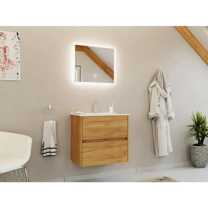 BADEZIMMER Limes, Eichefarben B: 60 cm