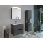 M&ouml;belix BADEZIMMER Limes, Graphitfarben B: 60cm