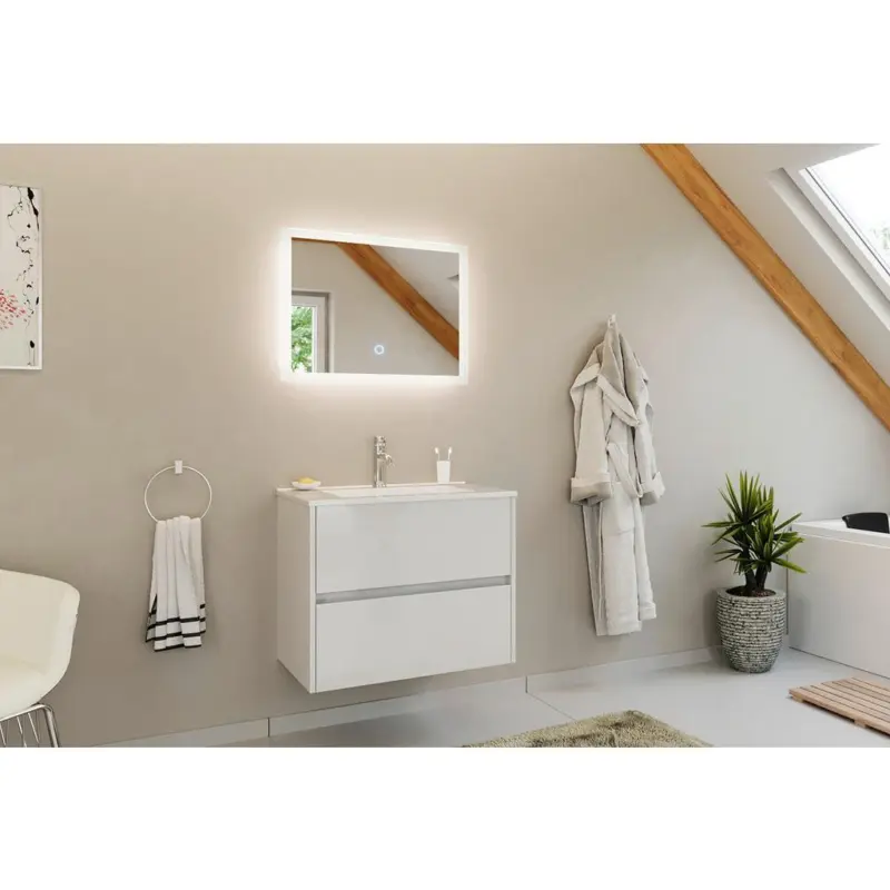 BADEZIMMER Limes, Wei&szlig; HG B: 70 cm