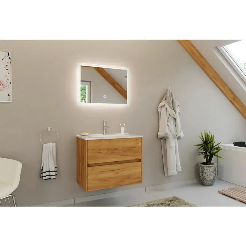 BADEZIMMER Limes, Eichefarben B: 70 cm