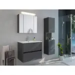 M&ouml;belix BADEZIMMER Limes, Graphitfarben B: 70 cm