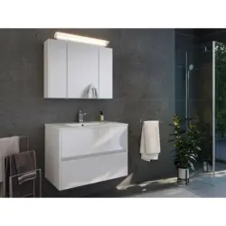 BADEZIMMER Limes, Wei&szlig; HG B: 80 cm