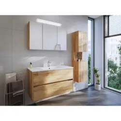 BADEZIMMER Limes, Eichefarben B: 100 cm