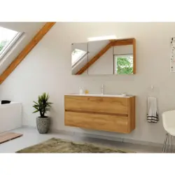 BADEZIMMER Limes, Eichefarben B: 120 cm