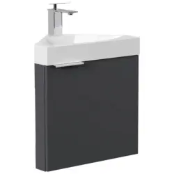 G&auml;stebad Delta Graphitfarben B: 52,3 cm