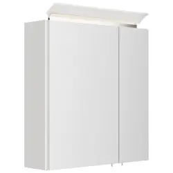 Spiegelschrank Wei&szlig; Hochglanz B: 60 cm