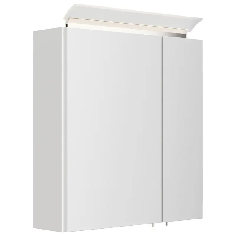 Spiegelschrank Wei&szlig; Hochglanz B: 60 cm