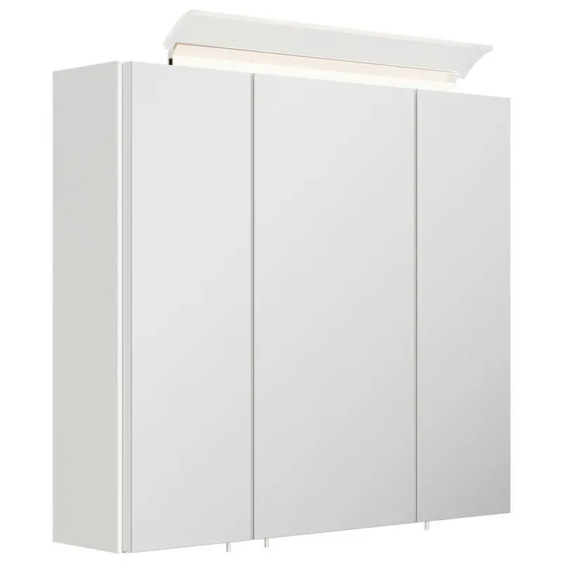 Spiegelschrank Wei&szlig; Hochglanz B: 70 cm