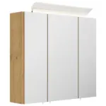 M&ouml;belix Spiegelschrank Eiche Dekor B: 70 cm
