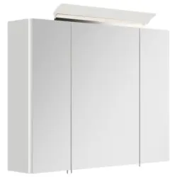 Spiegelschrank Wei&szlig; Hochglanz B: 80 cm