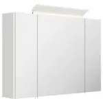 M&ouml;belix Spiegelschrank Wei&szlig; Hochglanz B: 90 cm