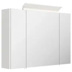 Spiegelschrank Wei&szlig; Hochglanz B: 90 cm