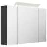Spiegelschrank Graphitfarben B: 90 cm