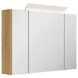 Spiegelschrank Eiche Dekor B: 90 cm
