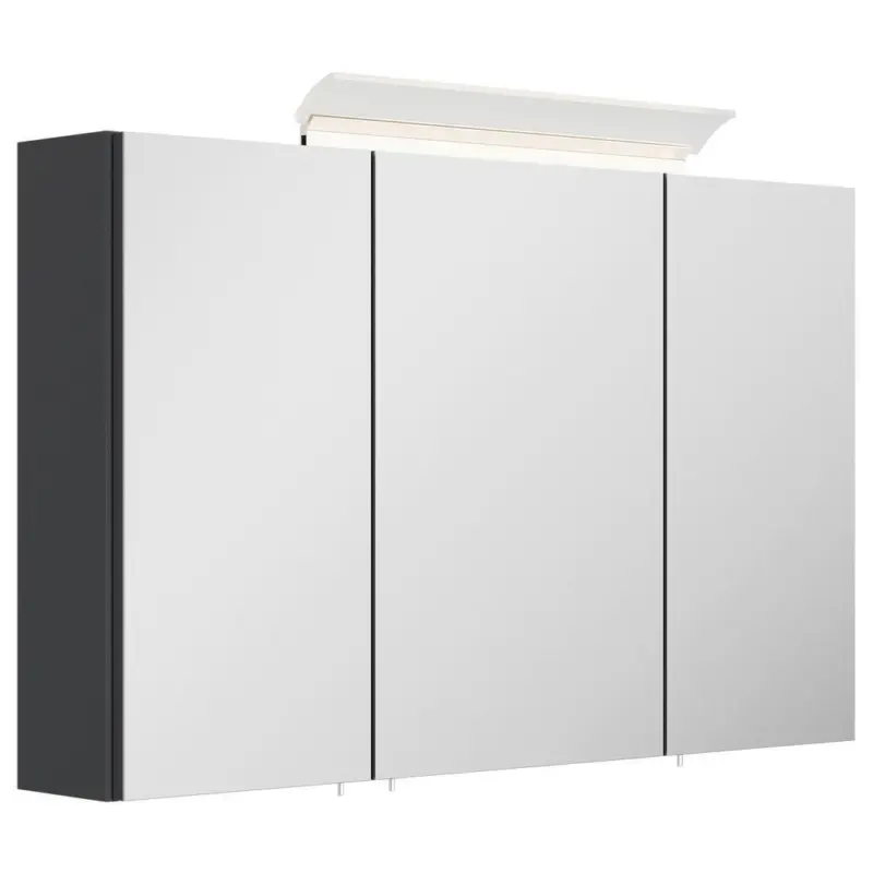 Spiegelschrank Graphitfarben B: 100 cm