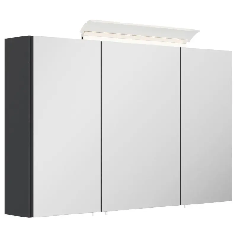 Spiegelschrank Graphitfarben B: 120 cm
