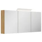 M&ouml;belix Spiegelschrank Eiche Dekor B: 140 cm