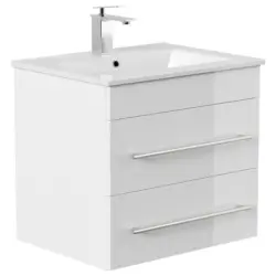 WASCHTISCHKOMBI Apollo, Wei&szlig; HG B: 61,5