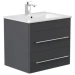 M&ouml;belix Waschtischkombi Apollo Graphitfarben B: 61,5 cm
