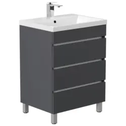 WASCHTISCHKOMBI Fellini, Graphitfarben B: 60cm